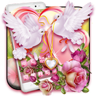 Lovely Rose Pigeon Theme simgesi