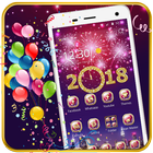 Happy New Year mobile theme icône