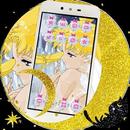 Golden Hair Sailor Moon Diamond Bowknot Theme APK
