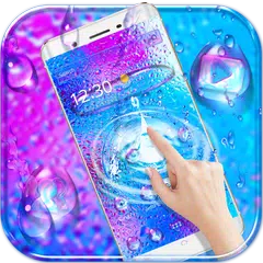 Bunte Wassertropfen Theme Wallpaper APK Herunterladen