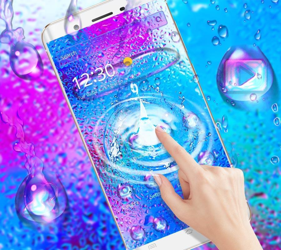 Android 用の カラフルな水滴テーマの壁紙 Apk をダウンロード