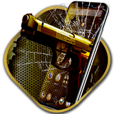 Explode Mortar Gold Theme أيقونة
