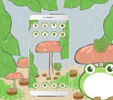 Cute Traveling Frog Theme ảnh chụp màn hình 2