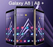 Purple Tech Theme for Galaxy A8 capture d'écran 3