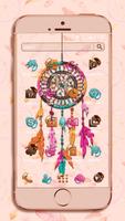 Salmon Pastel Dreamcatcher Theme تصوير الشاشة 1