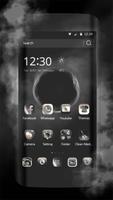 Theme for Huawei P8 & P10 Black Elegant Smoke Cartaz