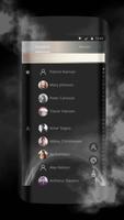 Theme for Huawei P8 & P10 Black Elegant Smoke capture d'écran 2