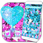Glitter brillo tema icono