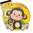 Little Adorable Monkey Theme アイコン