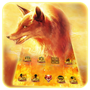 Fire Ice Wolf 3D Theme-APK