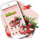 The theme of Strawberry Love APK