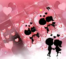 Cute Romantic Love Theme capture d'écran 3