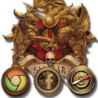 The golden skeleton theme of Athena ICON 아이콘