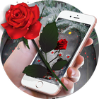 Icona Red Love Crystal Rose Valentine Theme
