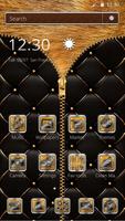 Golden Black Zipper Theme 스크린샷 3