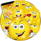 Cute Zipper  Emoji Theme simgesi