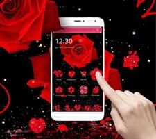 Red Rose Valentine’s Day Theme स्क्रीनशॉट 1