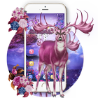 3D dynamic dream elk theme biểu tượng