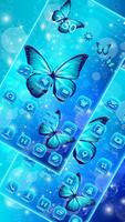 Blue Neon Butterfly imagem de tela 3