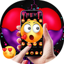 Beating Heart Cute Emoji Theme APK