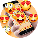Cute Amorous Emoji Theme APK