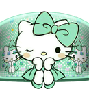 APK Mint Green Kitty Bowknot Theme