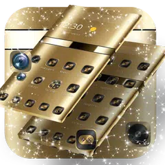Gold Curve Luxury Design Theme APK download