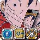 Luffy wallpaper theme one piece theme aplikacja