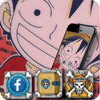 Luffy wallpaper theme one piece theme ikon