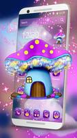 Sparkling Mushroom Castle Theme Ekran Görüntüsü 1