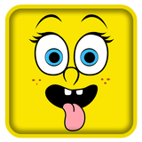 Cute Funny Yellow Cartoon theme أيقونة