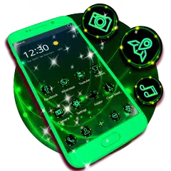 Neon Green Theme アプリダウンロード