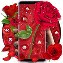 APK Red Lovely Flower Rose Romantic Theme