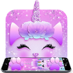 Galaxy Cute Unicorn Glitter Theme
