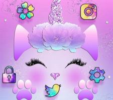 Galaxy Cute Unicorn تصوير الشاشة 2
