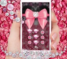 Rose Petal Diamond Bow Theme ภาพหน้าจอ 3