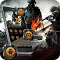 Cool Army Theme With Bullet Icons