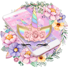 Theme Flower Unicorn ไอคอน