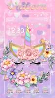 Theme Flower Unicorn ภาพหน้าจอ 2