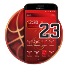 Bulls Basketball Theme / Samsung, LG, Moto, Huawei أيقونة