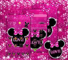 Pink Cute Minny Bow Theme स्क्रीनशॉट 3