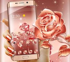 Rose Gold Glitter Elegant Theme screenshot 1