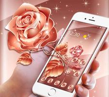 Rose Gold Glitter Elegant Theme screenshot 3