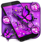 Thèmes Purple Butterfly Sparkle icône
