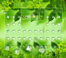 Green Droplet Theme capture d'écran 3