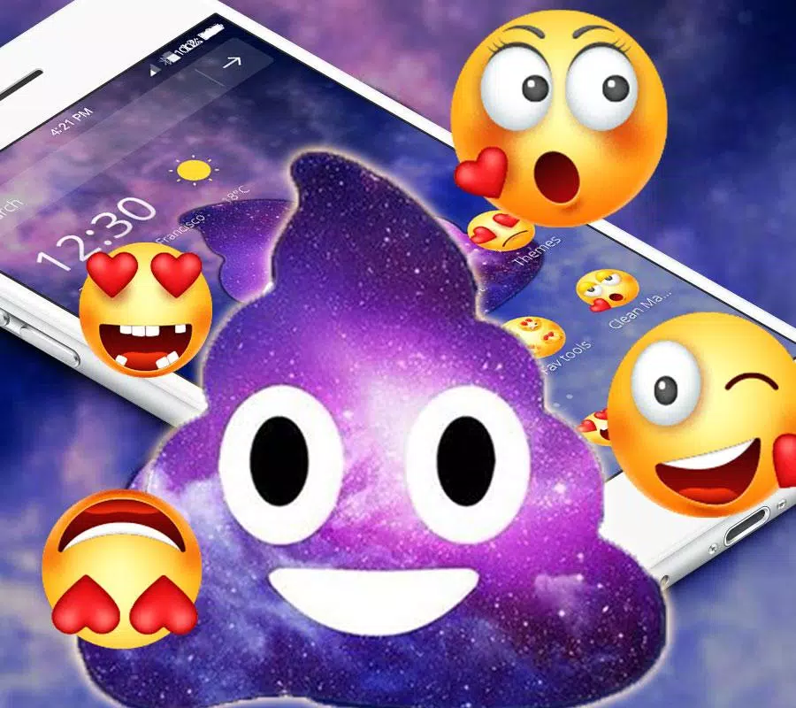 Galaxy Lovely Funny Emoji Theme APK voor Android Download
