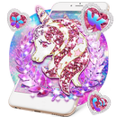Glitter Unicorn Luxury Theme APK