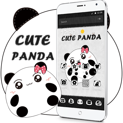 Cute Cartoon Panda Theme