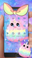 Glitter Rainbow Unicorn Bear Theme تصوير الشاشة 1