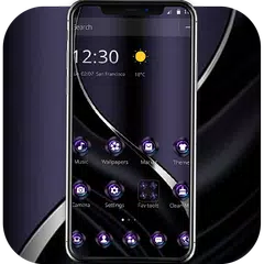 Violet Silver Purfle Business Theme APK download